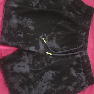 Under Armour Black and Gray Tie-Dye Shorts